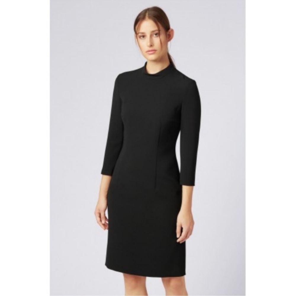 Hugo Boss Hadena Black Sheath Dress